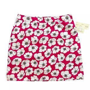 EP Pro Stretch Azalea Multi Poppy Hills Athletic Golf Skort Skirt Size 10 NWT